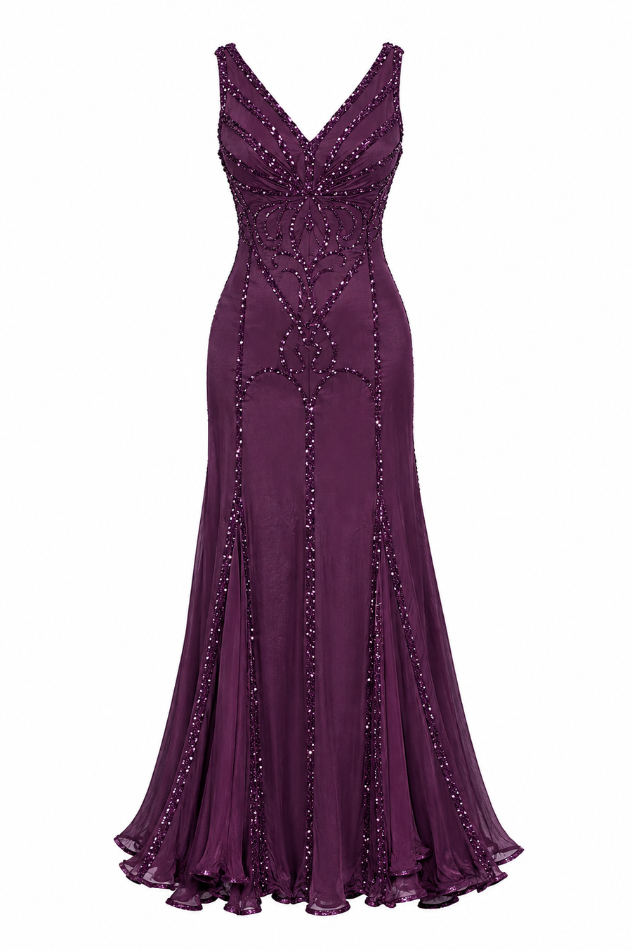 Midnight Plum Dress