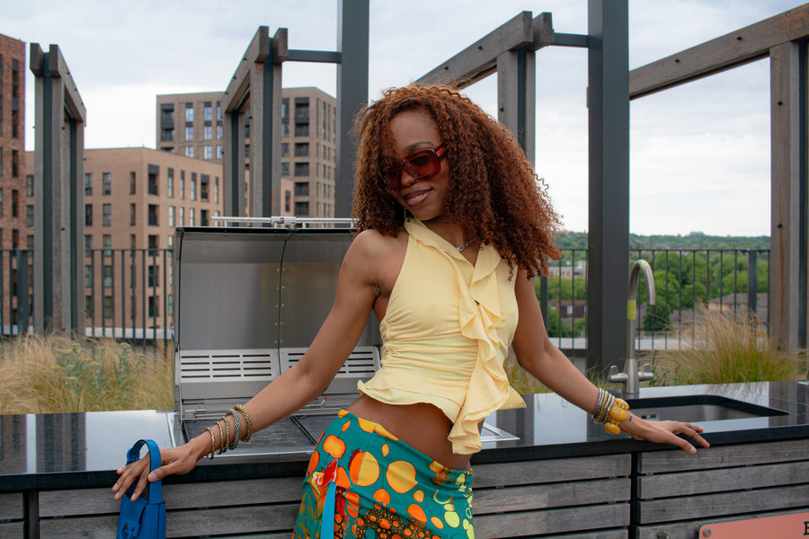 Limoncello Ruffle Top