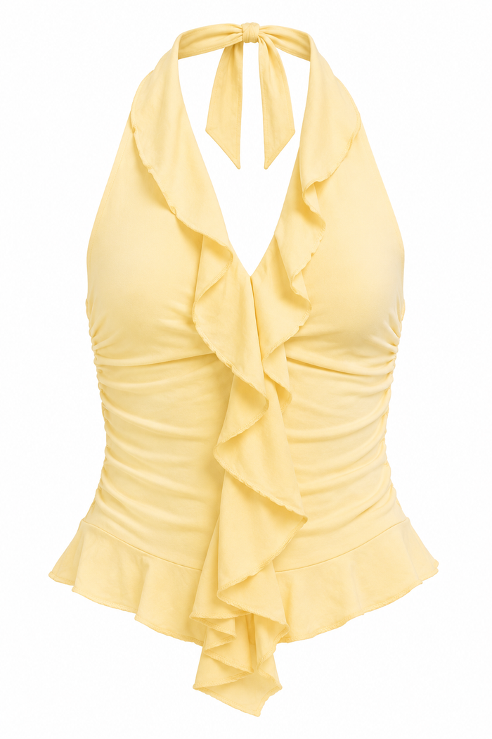 Limoncello Ruffle Top