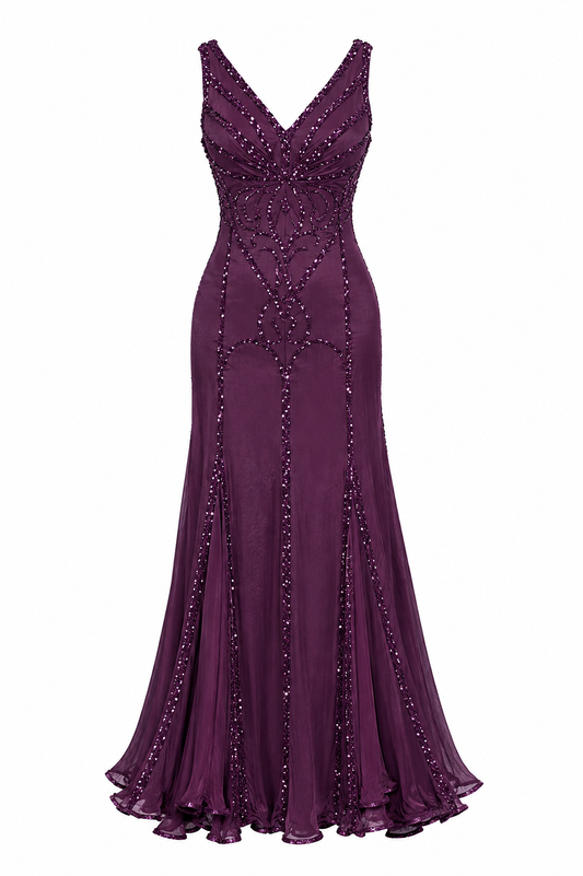 Midnight Plum Dress